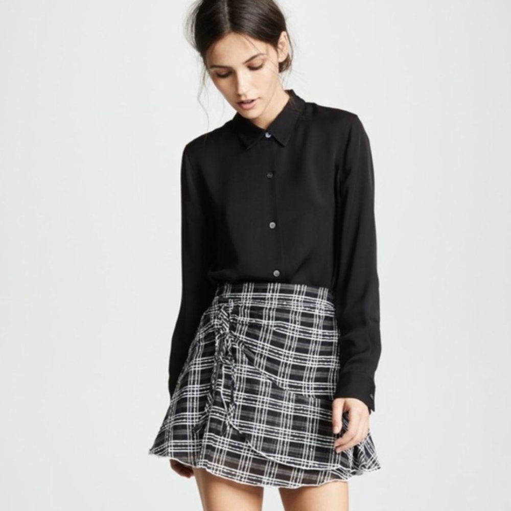 Chris Plaid Mini Skirt